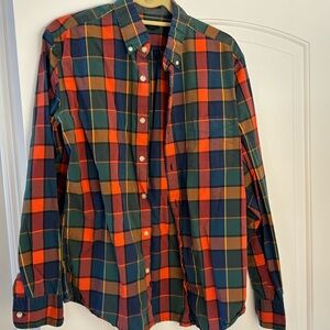 Jcrew slim fit medium multi colored tartan button down